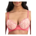Temple Luxe Madrid Push Up Bra in Pink 10 D