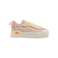 Lacoste Carnaby Platform Leather Sneaker in Pink Lt Pink 5