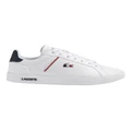 Lacoste Europa Pro Tri Sneakers in White/Navy White 7