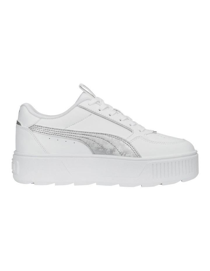 PUMA Karmen Rebelle Space Metallics Sneaker in White 7