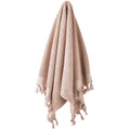 Aura Home Milos Bath Towel Range in Pink Clay Pink Hand Towel