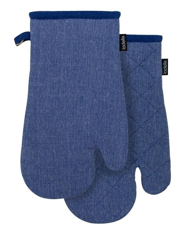 Ladelle Eco Recycled Oven Mitt 2 Pack in Royal Blue
