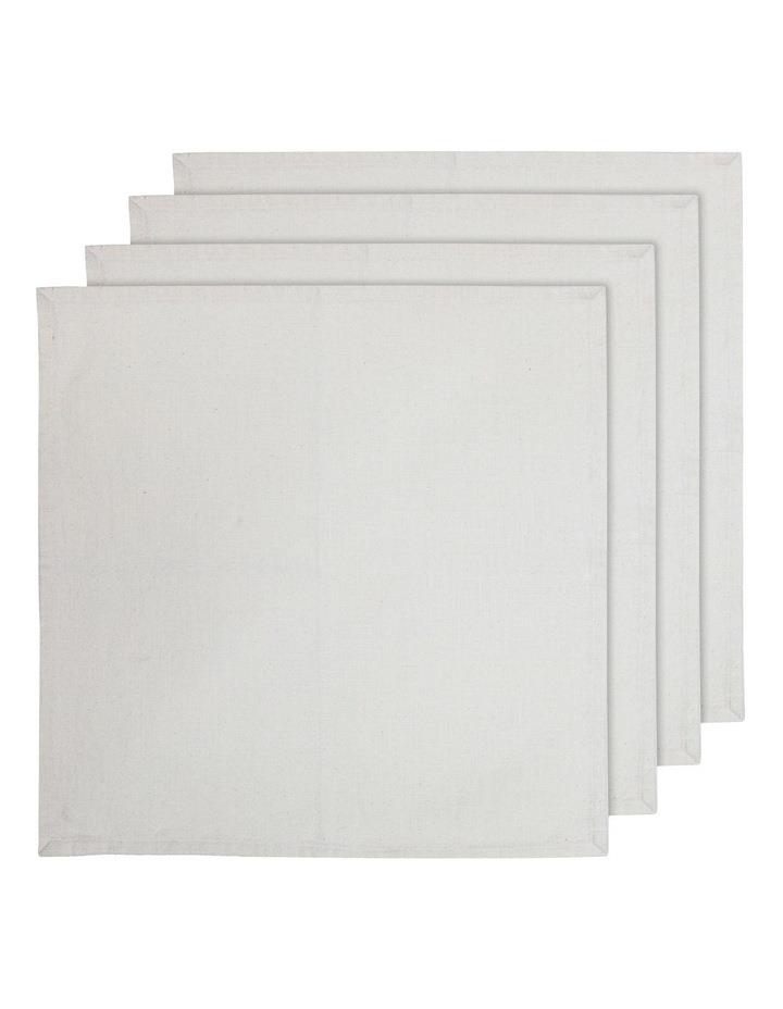 Ladelle Gibson Napkin 4 Pack in Natural White