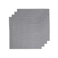 Ladelle Lina Napkin 4 Pack in Grey