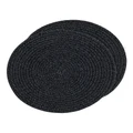 Ladelle Nixon Placemat 2 Pack in Black