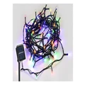 Lexi Lighting Solar 420 LED Fairy Light Chain Dark Green Cable 4 Colour Options in Multi Assorted