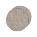 Ladelle Nixon Placemat 2 Pack in Natural Brown