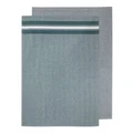 Ladelle Culinary Jumbo Kitchen Towel 2 Pack in Green