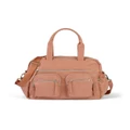 OiOi Carry All Vegan Leather Nappy Bag in Dusty Rose Dusty Pink