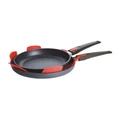 Woll Diamond Lite Twin Frypan Set With Protector Gift Boxed in Black