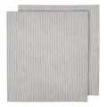 Ladelle Lina Stripe Kitchen Towel 2 Pack in Taupe