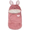 Gund Oh So Snuggly Blanket Bunny Wrap in Pink One Size