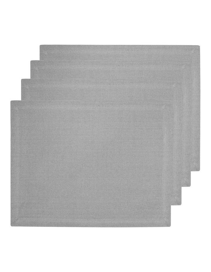 Ladelle Lina Placemat 4 Pack in Grey