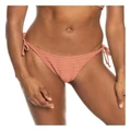 Roxy Coconut Crew Cheeky Bikini Bottoms in Pink L