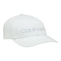 Calvin Klein Embroidery Cap in White One Size
