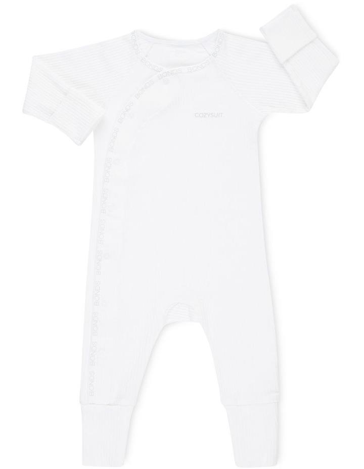 Bonds Pointelle Coverall in White 00000