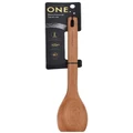 The Cooks Collective ONE Beechwood Spatula in Natural Brown