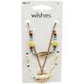Wishes Layered Shell Necklace in Multi Assorted One Size