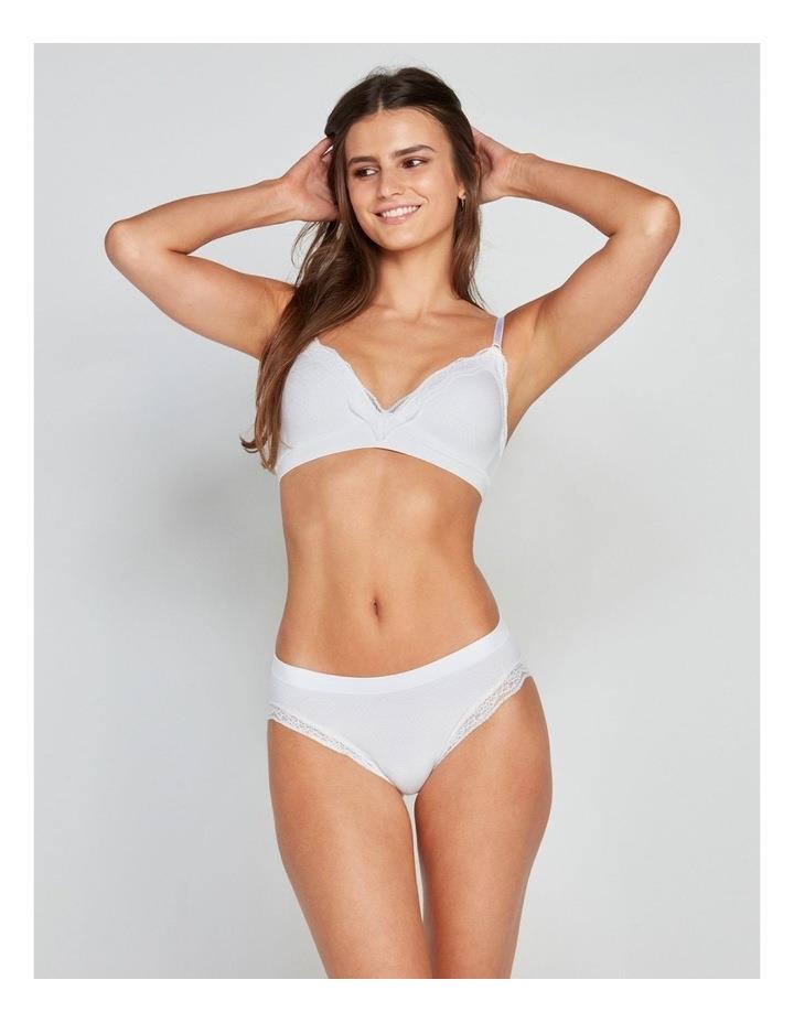 Lovable Nikki Bikini Brief in White XL