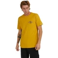 Quiksilver Reverse Logo T-Shirt in Yellow S
