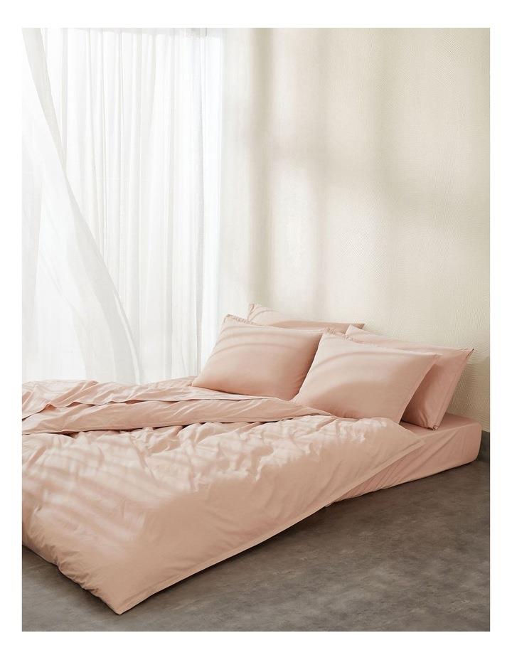 Calvin Klein CK Naturals Tencel Cotton Quilt Cover Set in Beechwood Pink KS Set