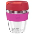 KeepCup Helix Original, Reusable Plastic Cup, Afterglow, M 12oz / 340ml Pink