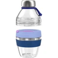 KeepCup Helix Original Kit, Reusable Plastic Cup-to-Bottle Kit, Twilight, M 12/18oz Blue