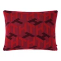 Tommy Hilfiger Tommy Cube Monogram Cushion in Rouge Red Cushion