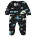 Nike Active Joy Footed Coverall in Black 3-6 Months