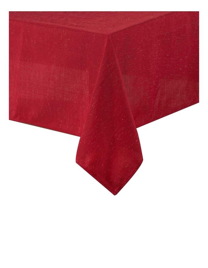 Ladelle Seno Tablecloth 230cm in Berry Red