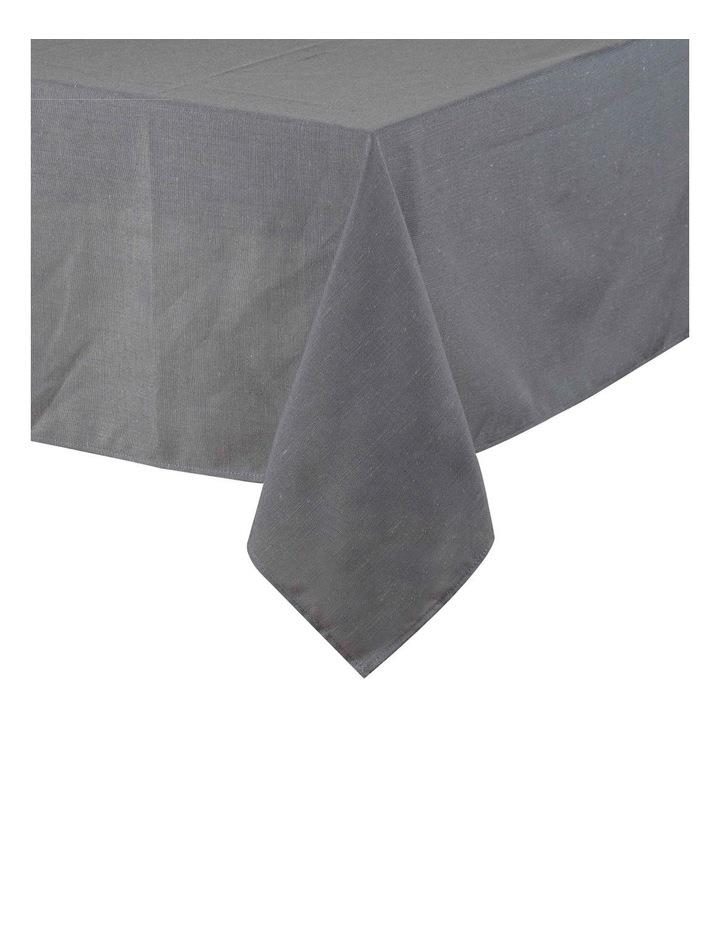 Ladelle Seno Tablecloth 300cm in Charcoal Grey