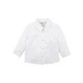 Bebe Albert Long Sleeve Shirt in Cream Ivory 2