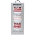 Bubba Blue Nordic 3 Pack Face Washer Dusty in Pink Raspberry One Size