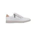 Hush Puppies Mimosa Perf Sneaker in White/Blush White 7