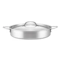 Essteele Per Amore Clad Stainless Steel Induction Covered Sauteuse 30cm/4.7L Silver