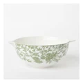 Heritage Garden to Table Floral Mixing Bowl with Pourer 27x24x14cm in Green