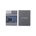 Van Heusen Credit Card Holder With Money Clip in Blue One Size