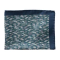 Gibson Rain Pattern Pocket Square in Blue Teal