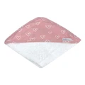 Bubba Blue Single Nordic Hooded Towel in Pink Raspberry One Size