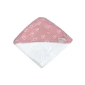 Bubba Blue Single Nordic Hooded Towel in Pink Raspberry One Size