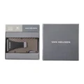 Van Heusen Credit Card Holder With Money Clip in Grey Charcoal One Size
