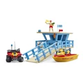 BRUDER Life Guard Station with Quad and Personal Water Craft Assorted