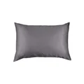 Royal Comfort Pure Silk Pillowcase 100% Mulberry Silk Hypoallergenic in Charcoal Grey