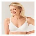 Bendon Comfit Collection Soft Cup Plunge Bra in White 10DD/E