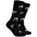 Mitch Dowd Two Humps Bamboo Comfort Crew Sock in Black One Size