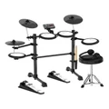 Karrera TDX-16 Electronic Drum Kit with Pedals in Black