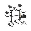 Karrera TDX-16 Electronic Drum Kit with Pedals in Black