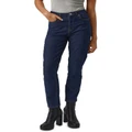 Vero Moda Brenda High Rise Straight Jean in Dark Blue Denim 25
