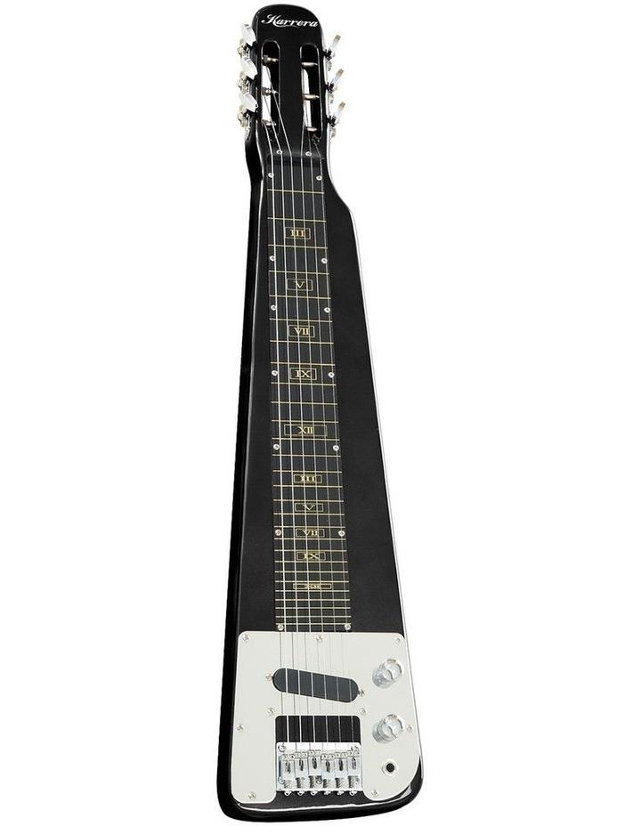 Karrera 6-String Lap Steel Hawaiian Guitar 29Inch in Black
