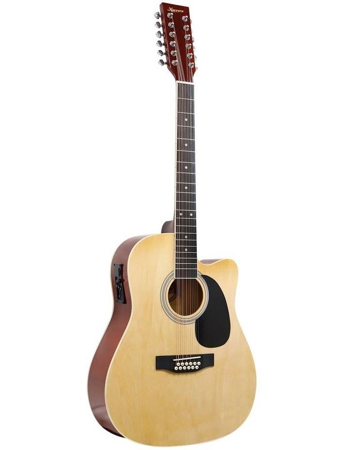 Karrera 12-String Acoustic Guitar with EQ in Natural Brown
